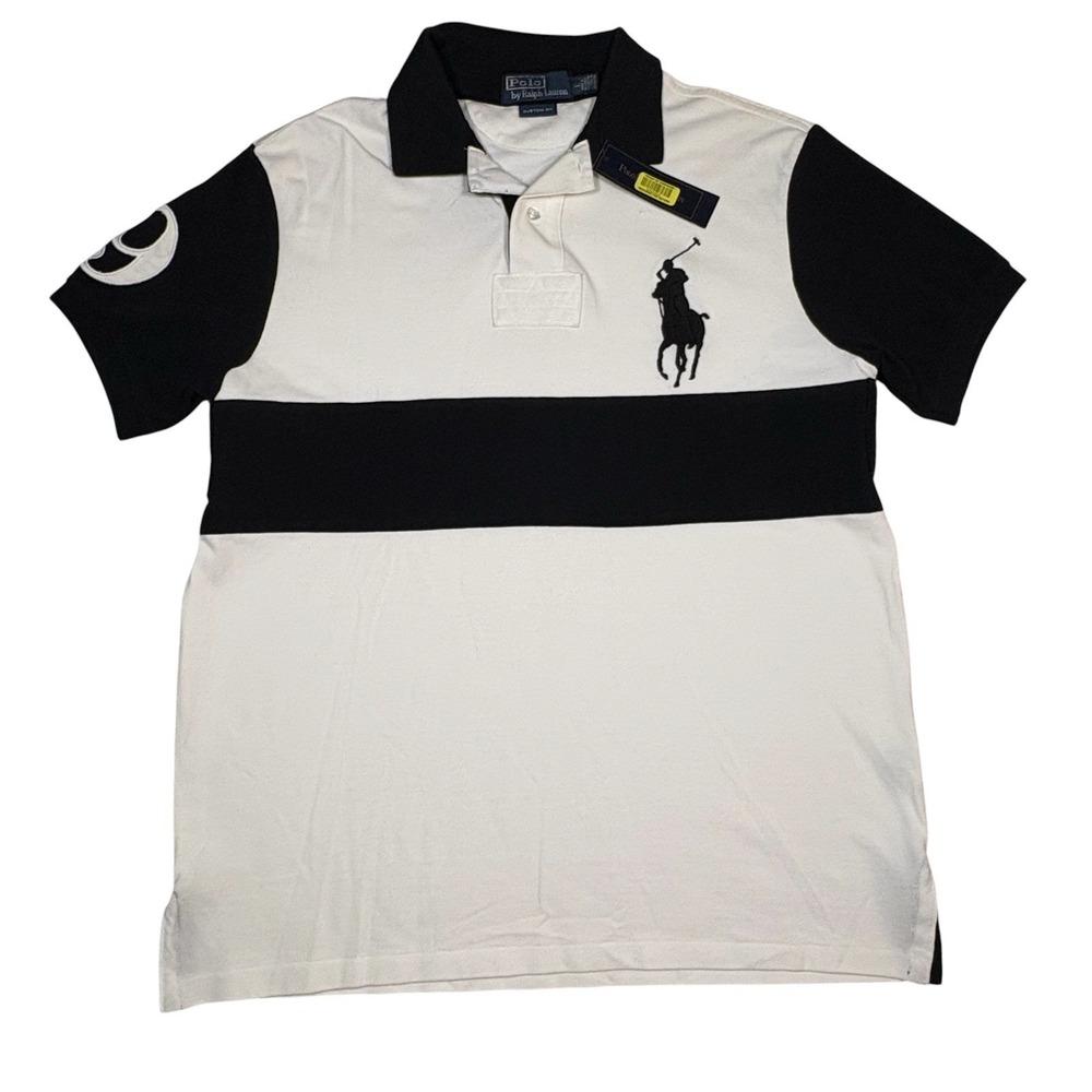 Vintage Ralph Lauren POLO Custom Fit Big Pony Short Sleeve #9 New With Tags
